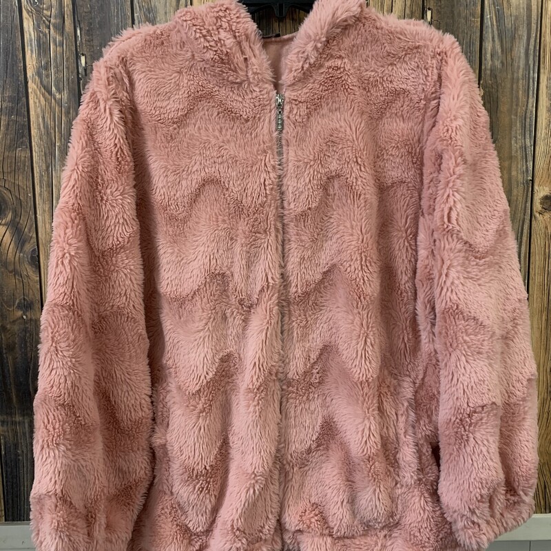 Fuzzy Pink Jacket, Size: XL