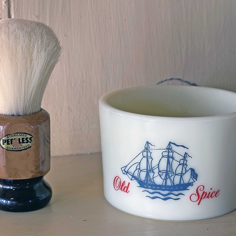 Old Spice Shaving Cup/Bru