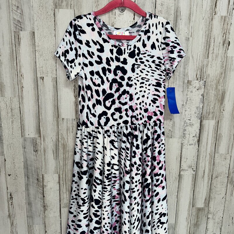 7 Blue Leopard Dress