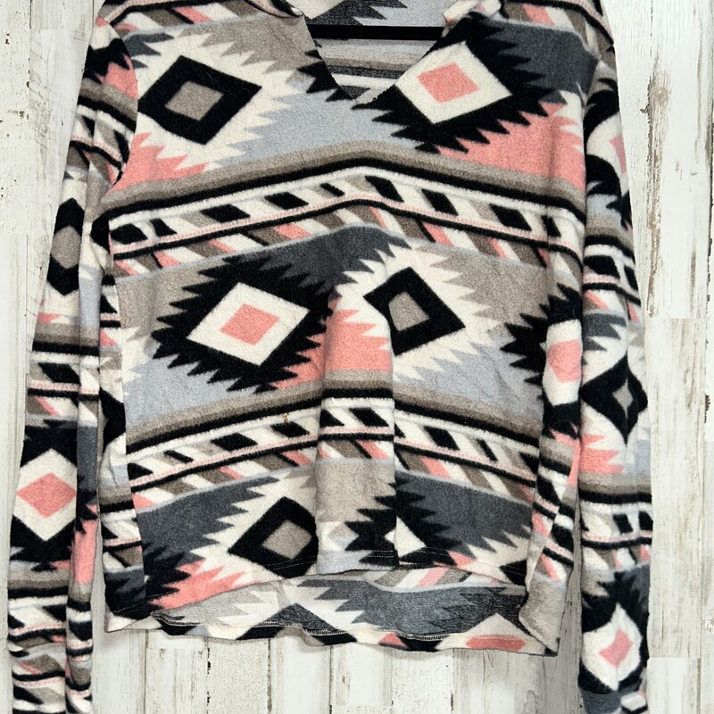 L Fleece Aztec Top