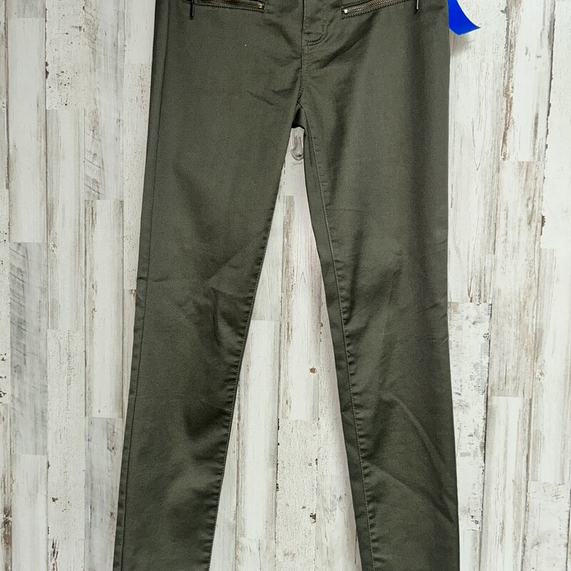 Sz5 Olive Zip Pants, Green, Size: Ladies S