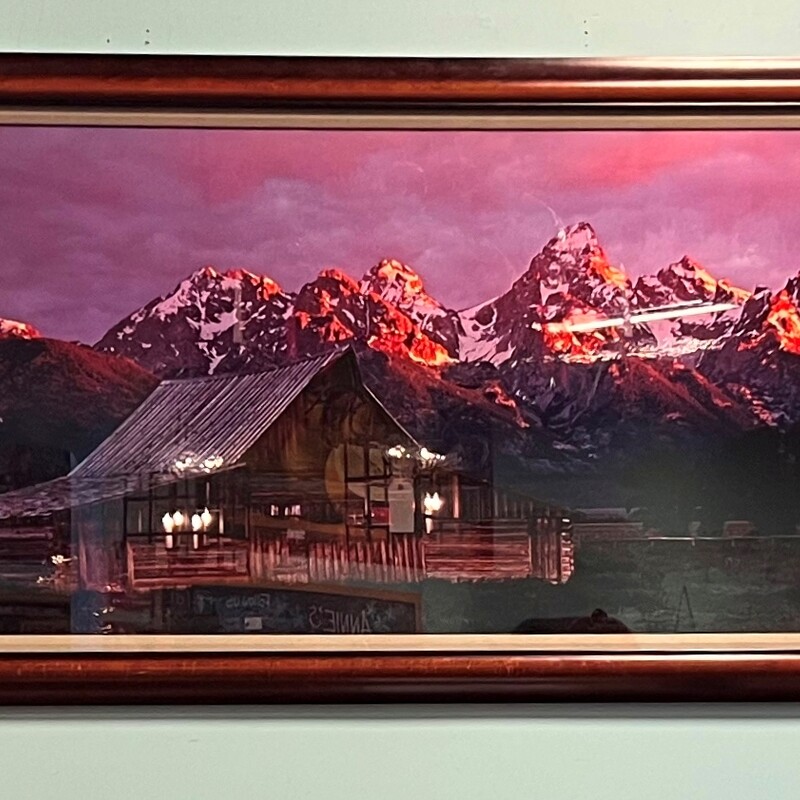 Mangelsen Teton Memories, Signed!!, Barn
98in x 36in