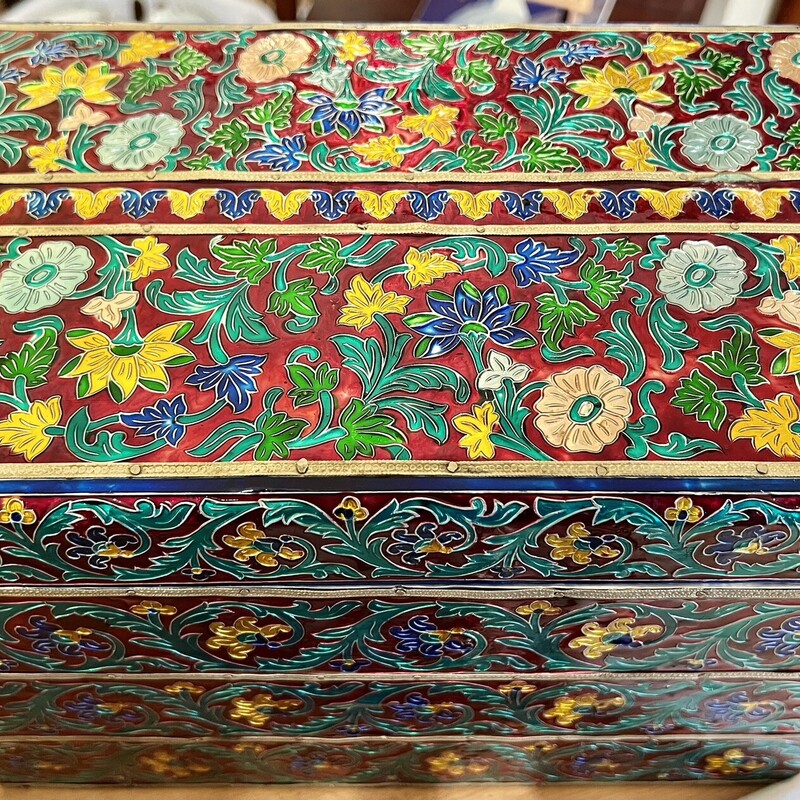 Jewelry Box Enamel Inlay