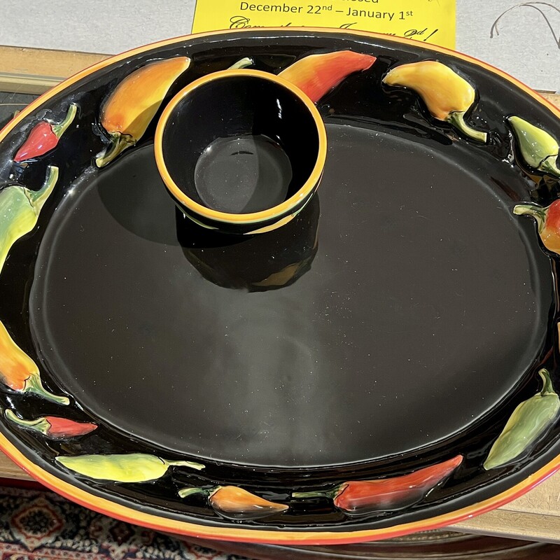 Platter & Dip Bowl ClayAr