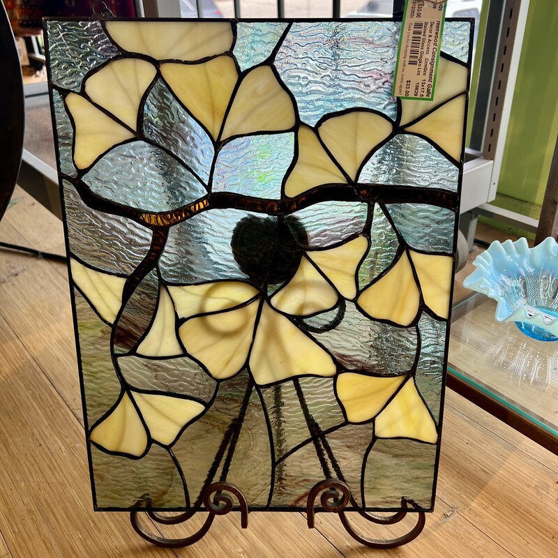 Stained Glass Gingko Lvs