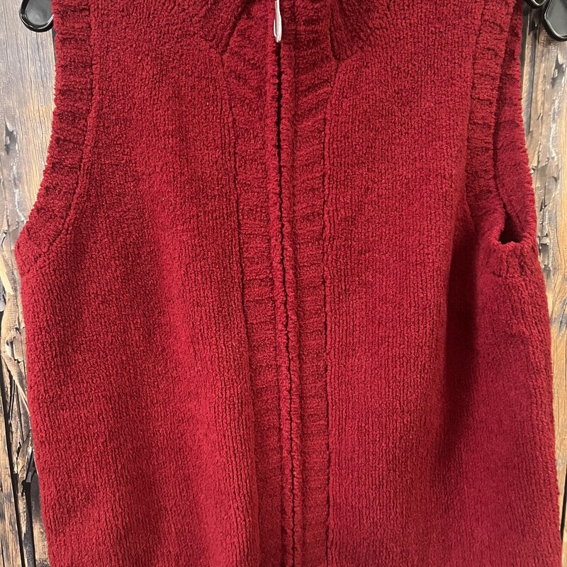 Red Sweater Vest, Size: Med