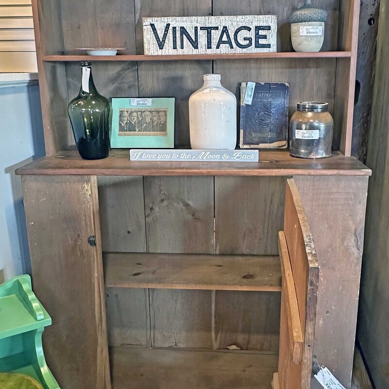 Primitive Pine Hutch<br />
 46 In Wide x 19 In Deep x 74 In Tall.