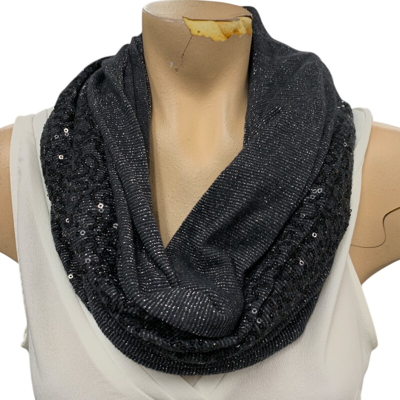 Scarf, Black, Size: None