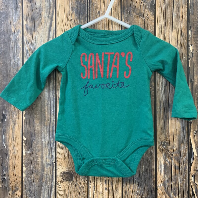 Santas Favorite Onesie, Size: NB