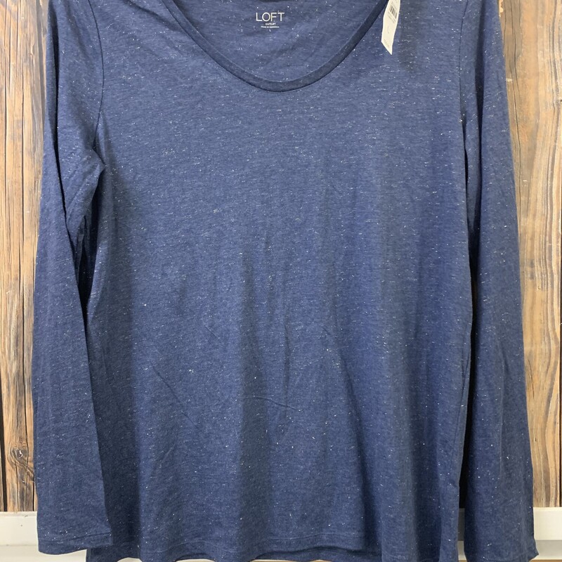 NWT Blue Sparkle Shirt, Size: L