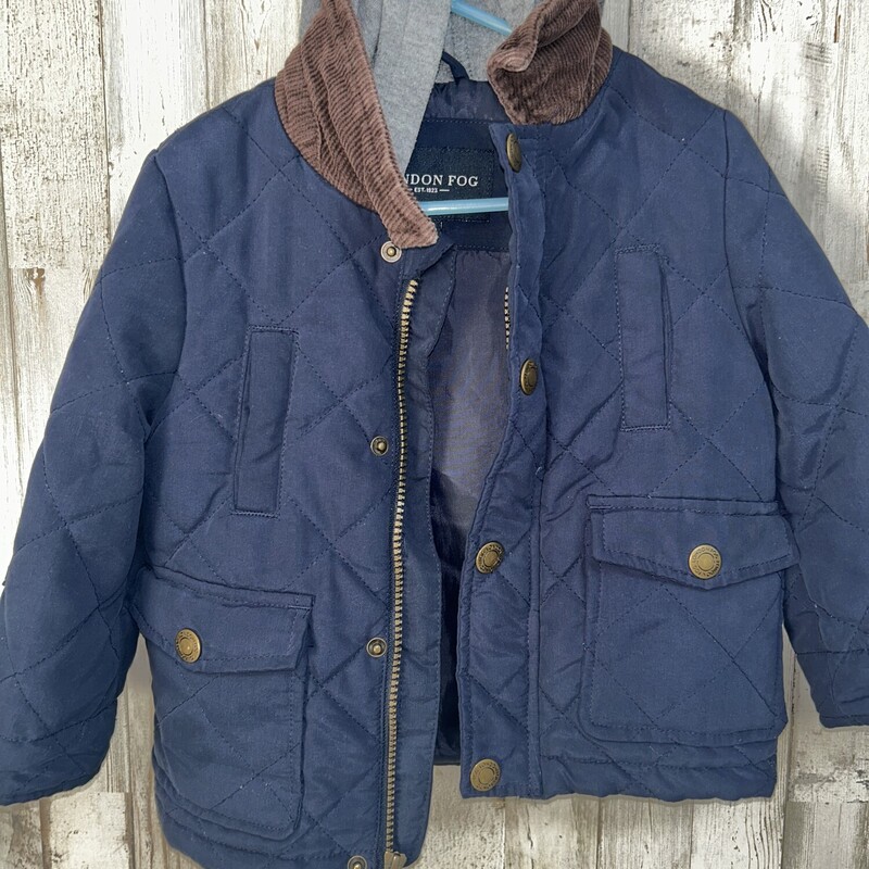 24M Navy Quilted Jacket