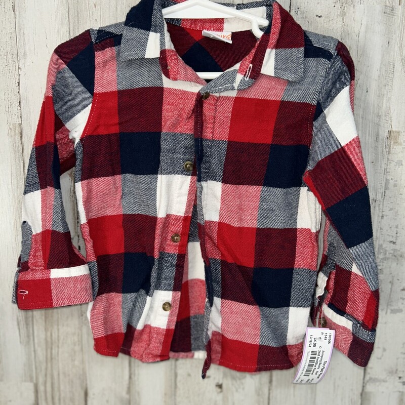 24M Red/Blue Flannel