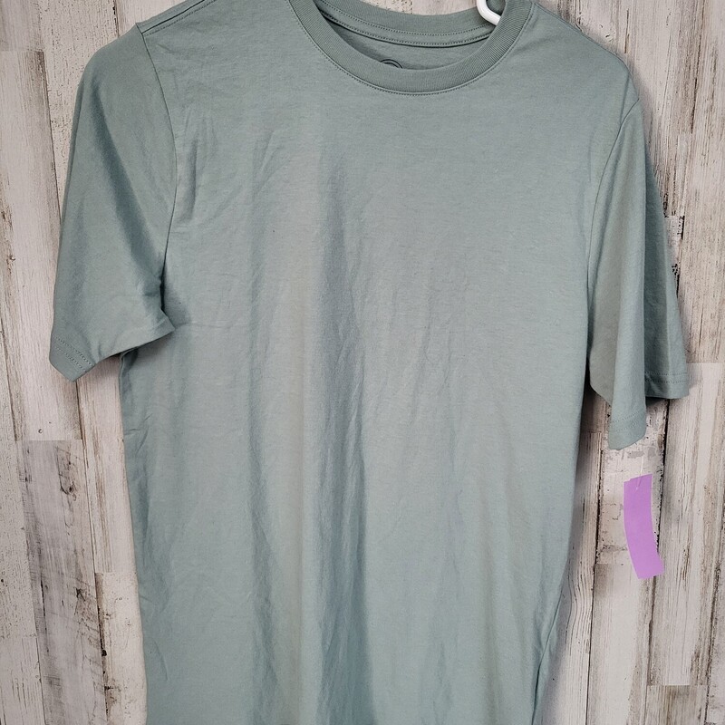 18 Sage Cotton Tee, Green, Size: Boy 10 Up