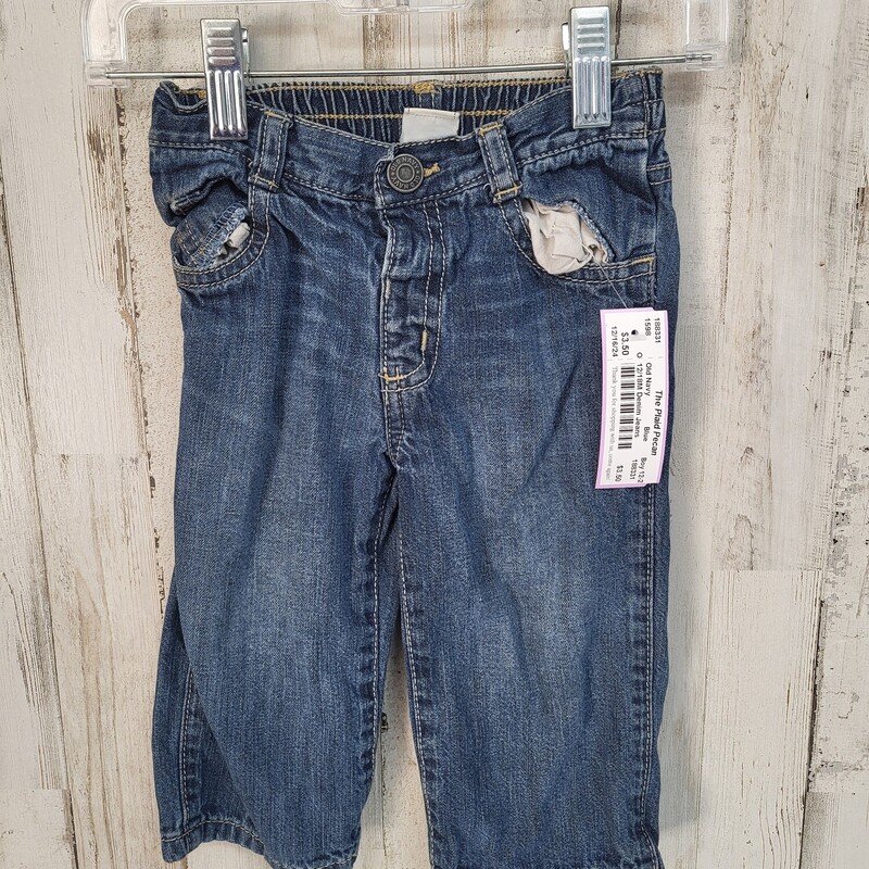 12/18M Denim Jeans, Blue, Size: Boy 12-24m