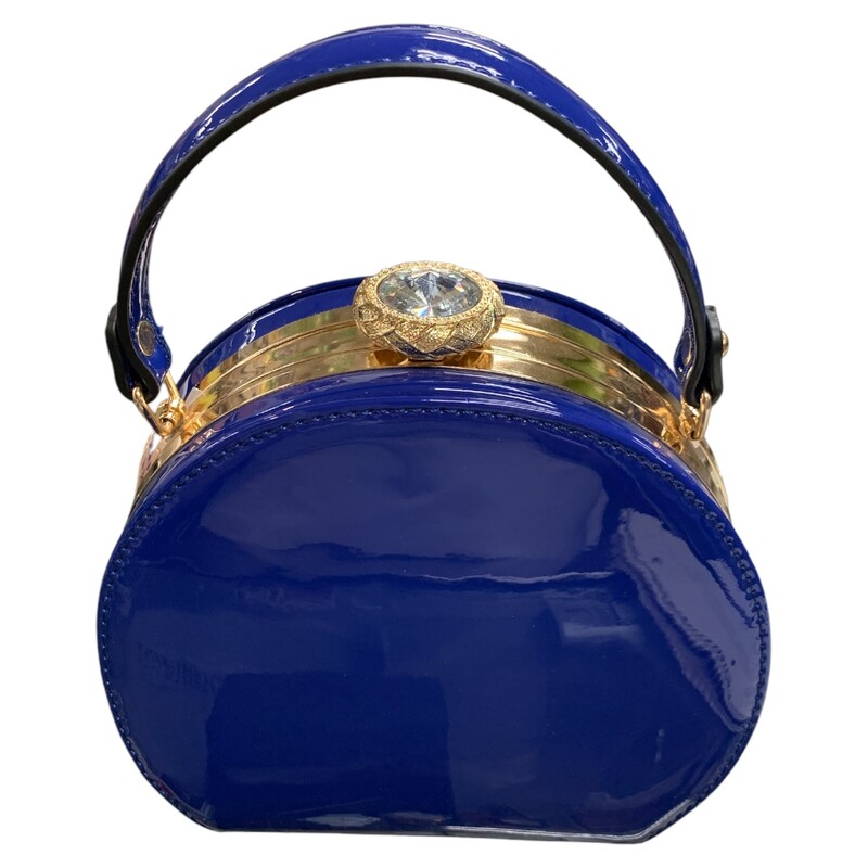 N/A Purse With Diamond, Royalblu, Size: S