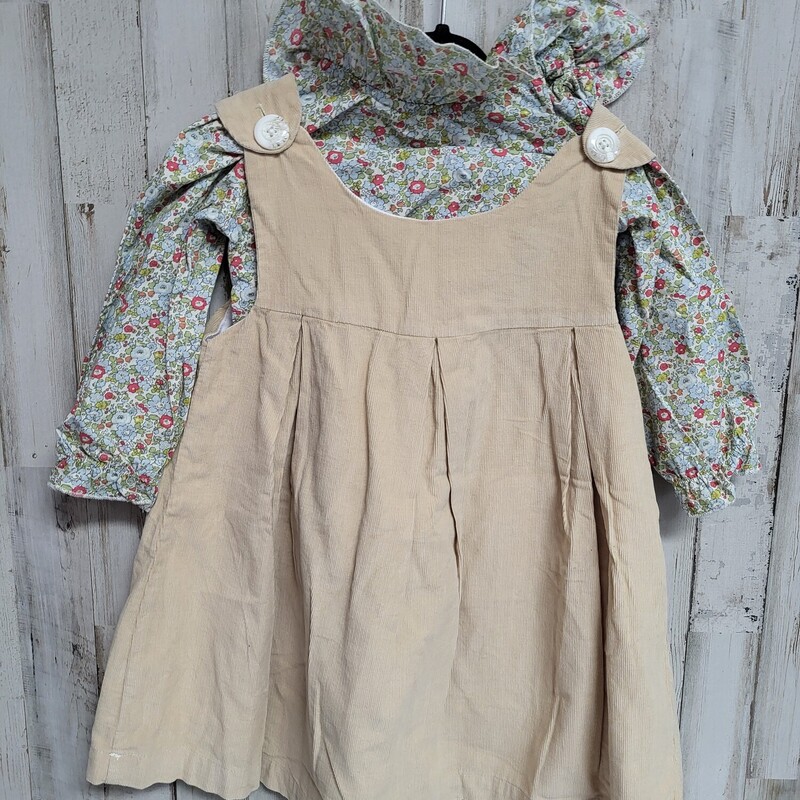 3 2pc Corduroy Dress Set