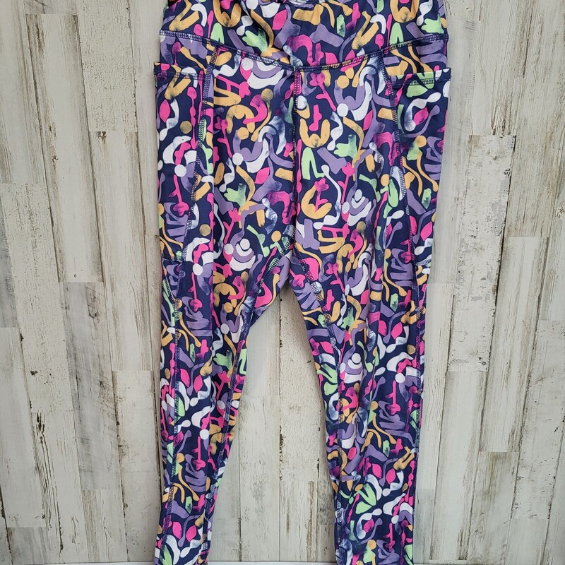 14/16 Purple Print Leggin