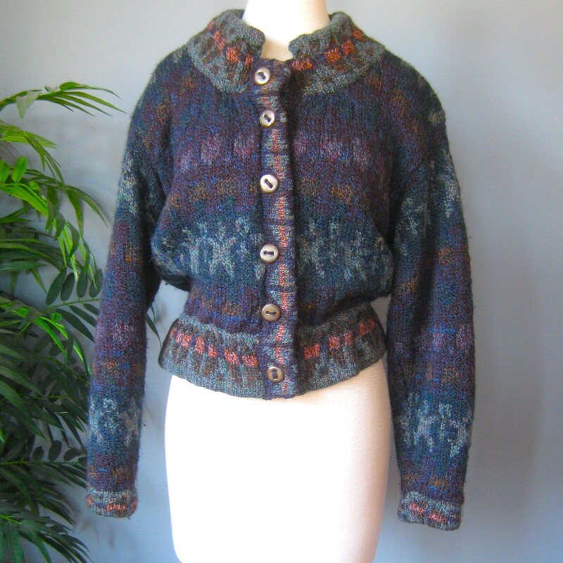 Irish Cropped Cardigan