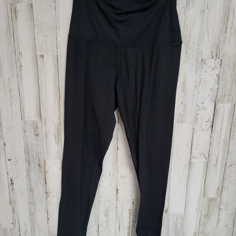 Sz4 Black Logo Leggings, Black, Size: Ladies S