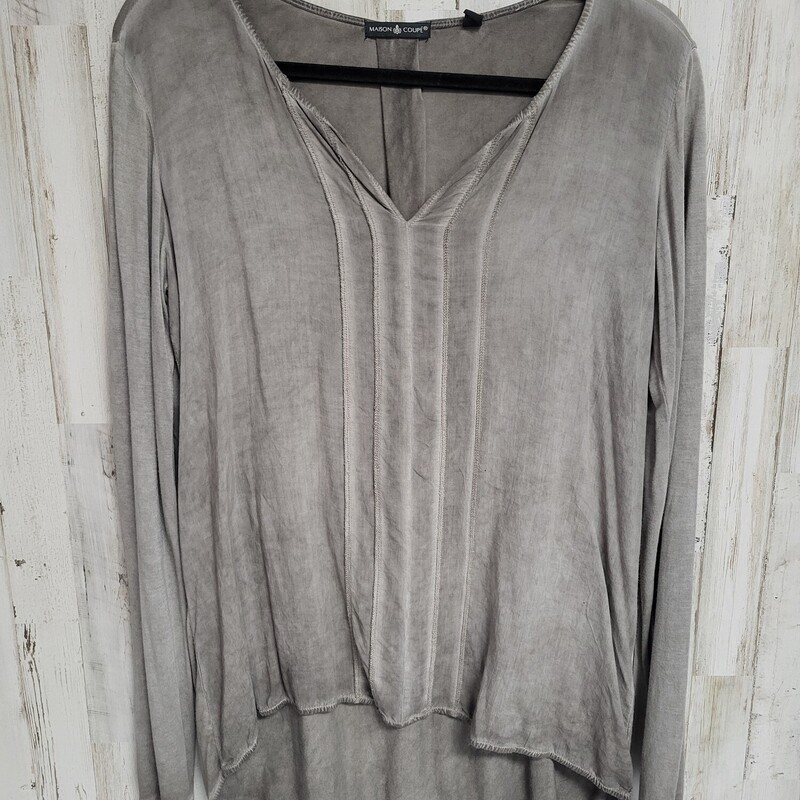 S Grey Wash Longsleeve