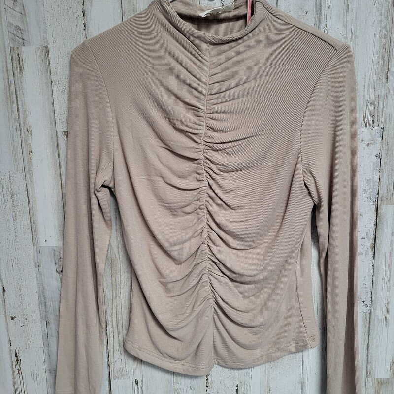 NEW S Tan Scruched Top, Tan, Size: Ladies S