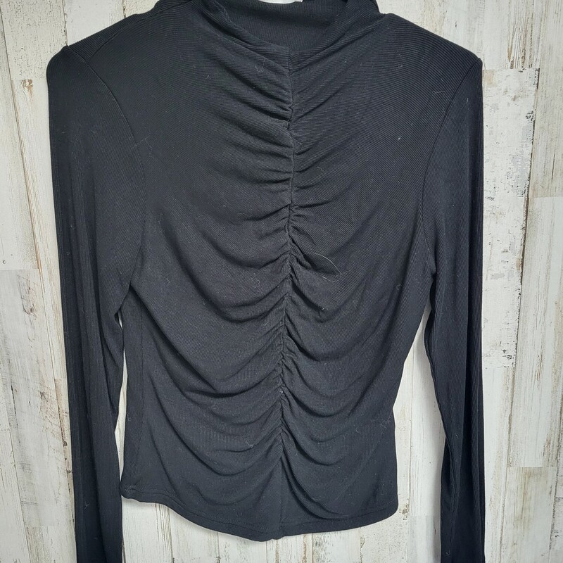 S Black Scrunch Top, Black, Size: Ladies S