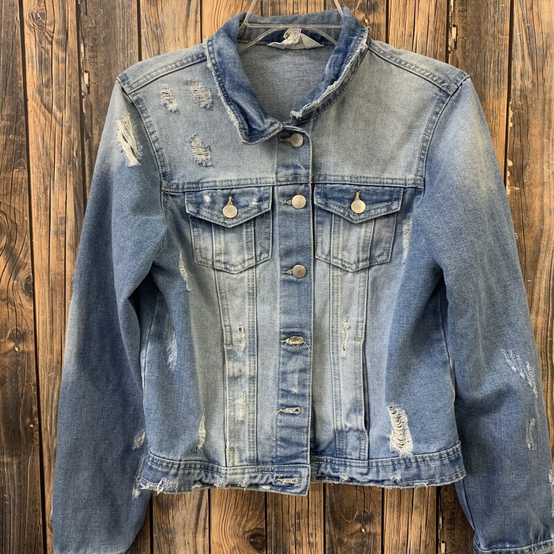 Ripped Jean Jacket