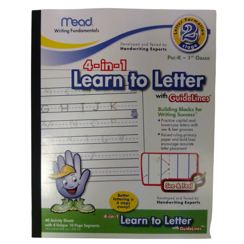 4-in-1 Learn To Letter, Book
Pre-K - 1st Grade

Located at Pipsqueak Resale Boutique inside the Vancouver Mall, Suite 230, (upstairs between Round 1 and Golds Gym) or online at: #pipsqueakresale

All items are photographed prior to being steamed. Cross posted, items are located at #PipsqueakResaleBoutique, payments accepted: cash, paypal & credit cards. Any flaws will be described in the comments. More pictures available with link above. Local pick up available at the #VancouverMall, tax will be added (not included in price), shipping available (not included in price, *Clothing, shoes, books & DVDs for $6.99; please contact regarding shipment of toys or other larger items), item can be placed on hold with communication, message with any questions. Join Pipsqueak Resale - Online to see all the new items! Follow us on IG @pipsqueakresale & Thanks for looking! Due to the nature of consignment, any known flaws will be described; ALL SHIPPED SALES ARE FINAL. All items are currently located inside Pipsqueak Resale Boutique as a store front items purchased on location before items are prepared for shipment will be refunded.

#resalerocks #shopsmall #pipsqueakresale #shopvanmall #vancouverwa #portland #reusereducerecycle #fashiononabudget #chooseused #consignment #savemoney #shoplocal #weship  #shopvanmall #vancouvermall #vancouver #vancouverwashington #keepusopen #shoplocalonline #resale #resaleboutique #mommyandme #minime #fashion #reseller #usedclothing #usedtoys #secondhand #consign #store #clothes #womensclothes #kidsclothes #shopvancouvermall