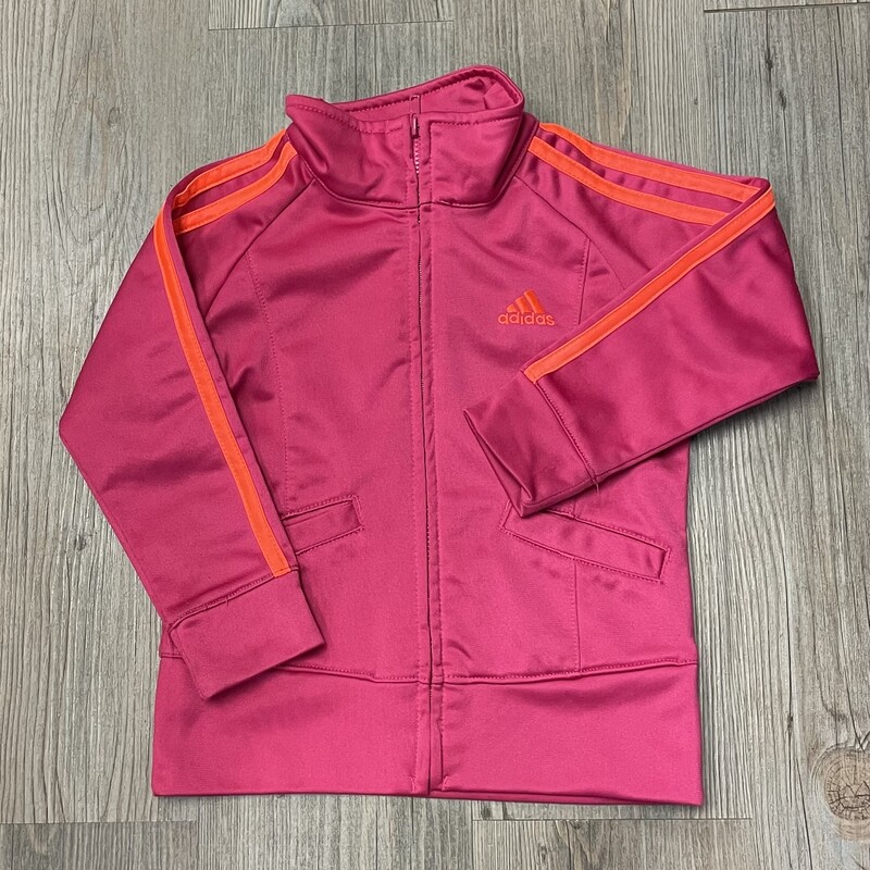 Adidas Jacket, Pink, Size: 2Y