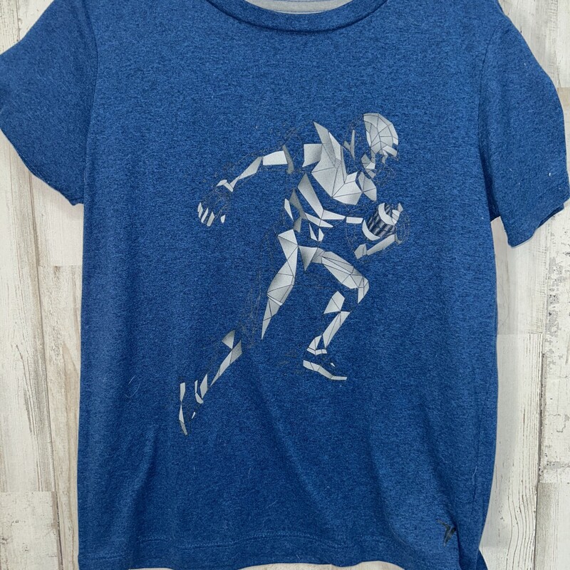 6/7 Blue Football Player, Blue, Size: Boy 5-8