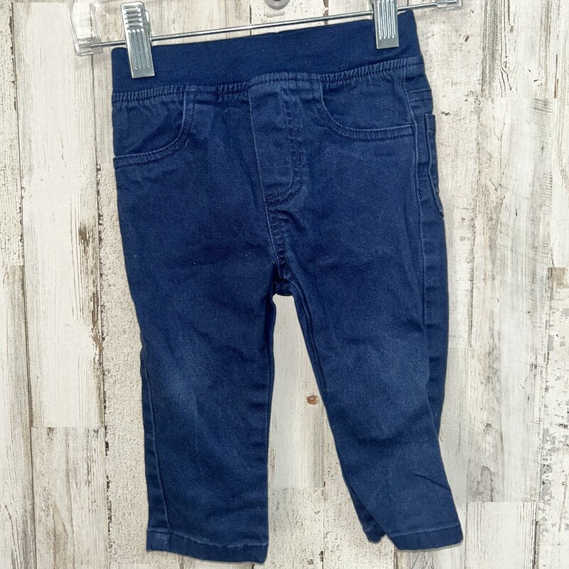 12M Navy Pull On Pants, Navy, Size: Boy 12-24m