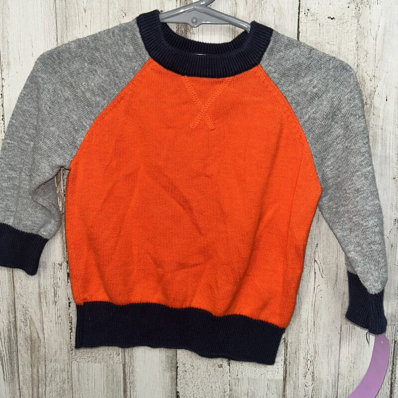 12/18M Orange Sweater