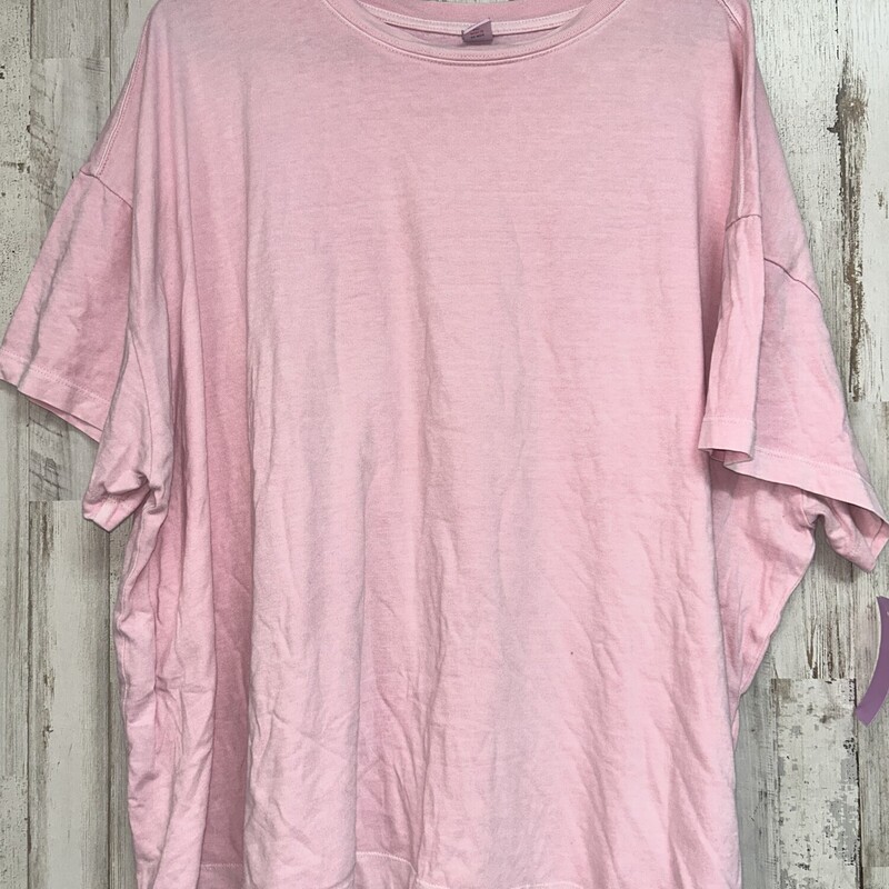 2X Lt Pink Cotton Tee, Pink, Size: Ladies 2X