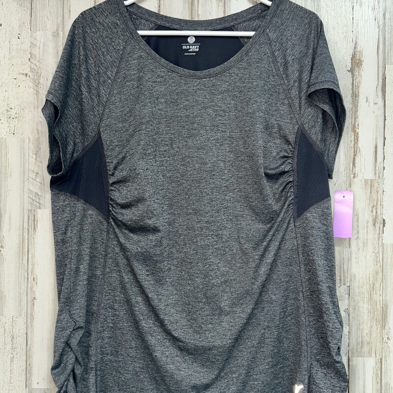 2X Grey Heather Active Te, Grey, Size: Ladies 2X