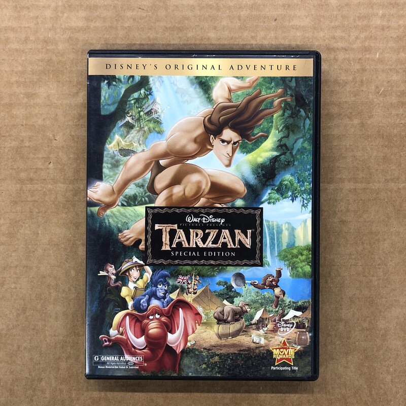 Tarzan, Size: DVD, Item: GUC