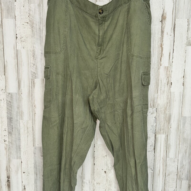 2X Olive Cargo Pants