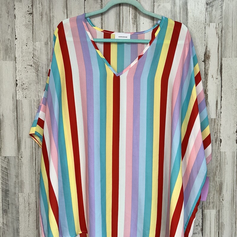 L Pastel Striped Top