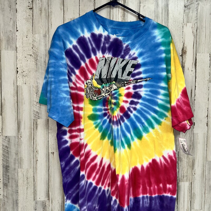 2X Tie Dye Skeleton Tee