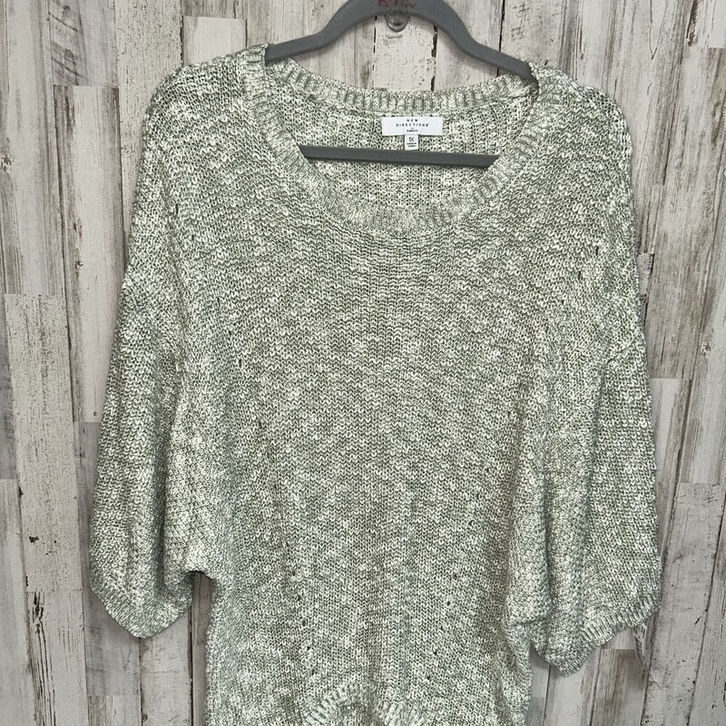 1X Green Knit Top