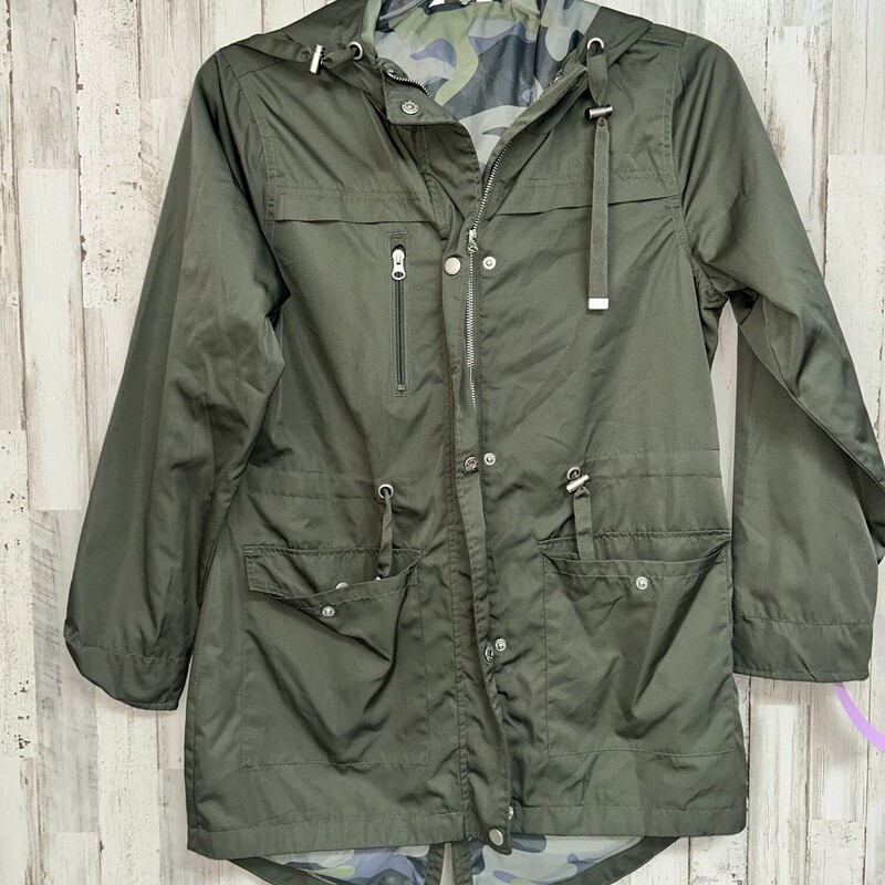 S Olive Rain Jacket