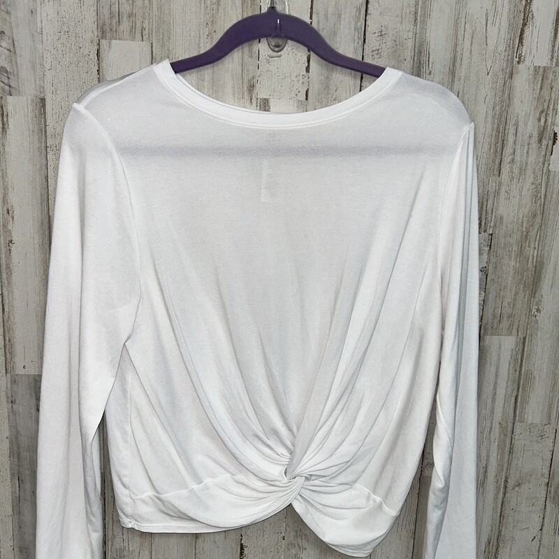 XL White Knotted Longslee