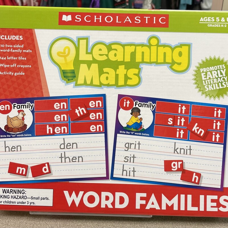 Scholastic Learning Mats, Multi, Size: Complete