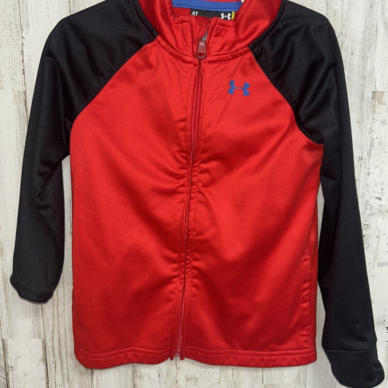 4T Red Logo Zip Jacket