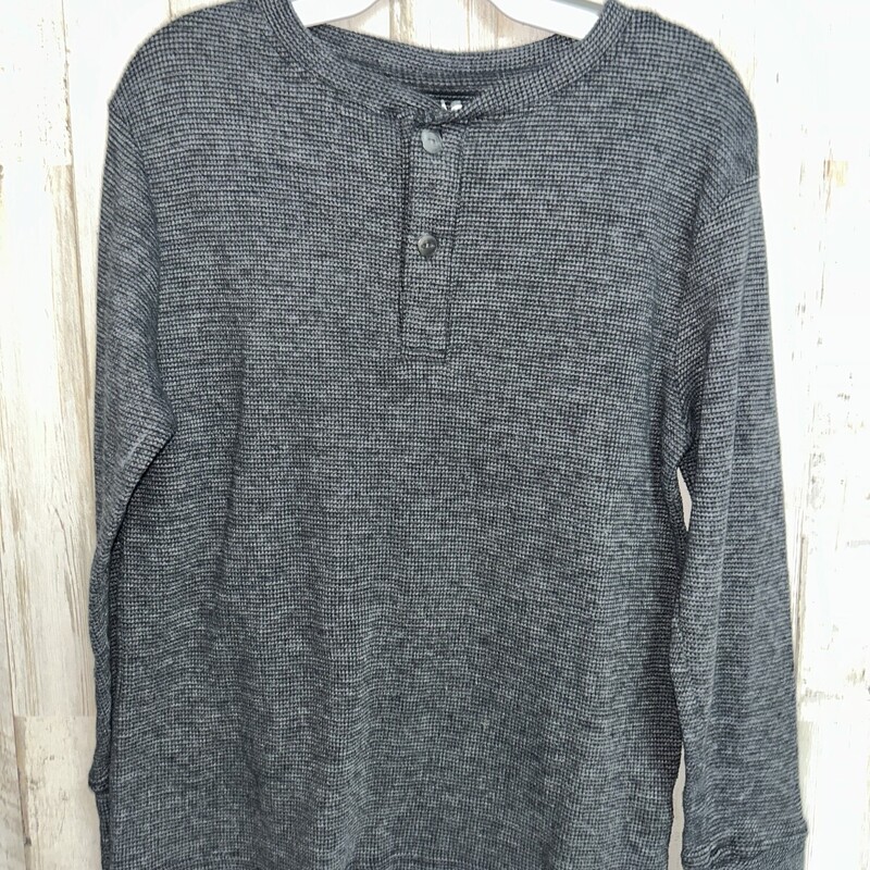 5/6 Dark Grey Thermal Top, Grey, Size: Boy 5-8