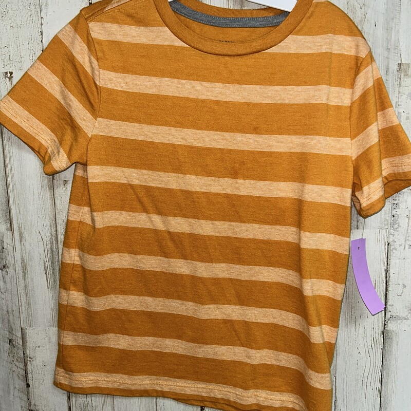 6/7 Orange Striped Tee