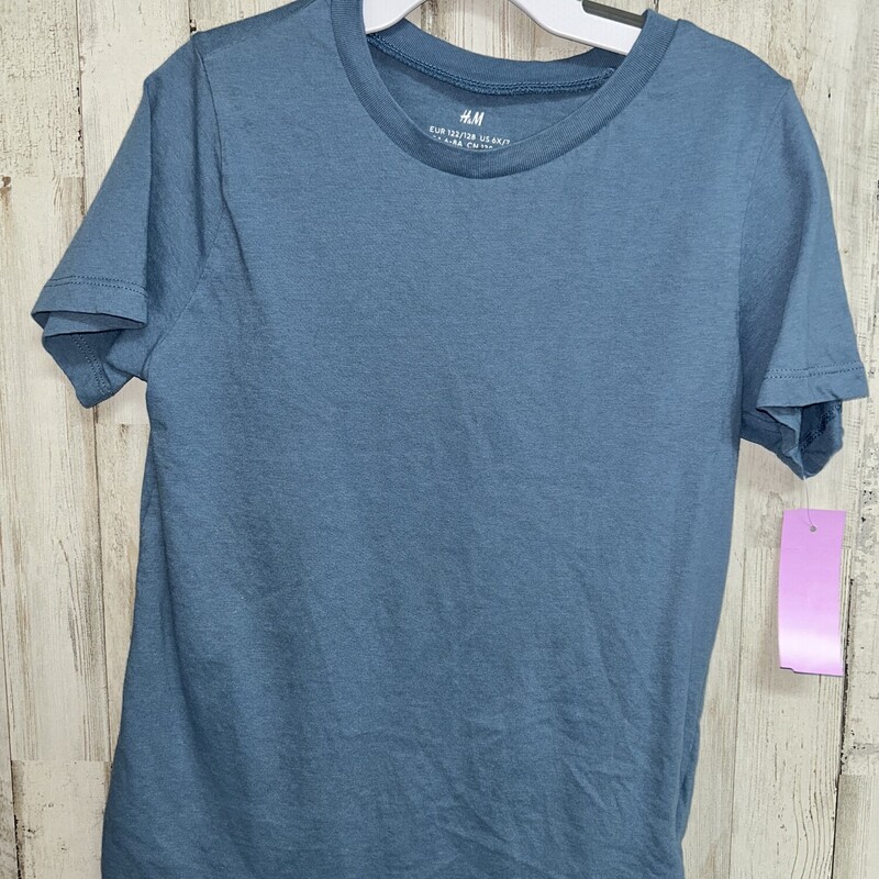 6/7 Teal Cotton Tee