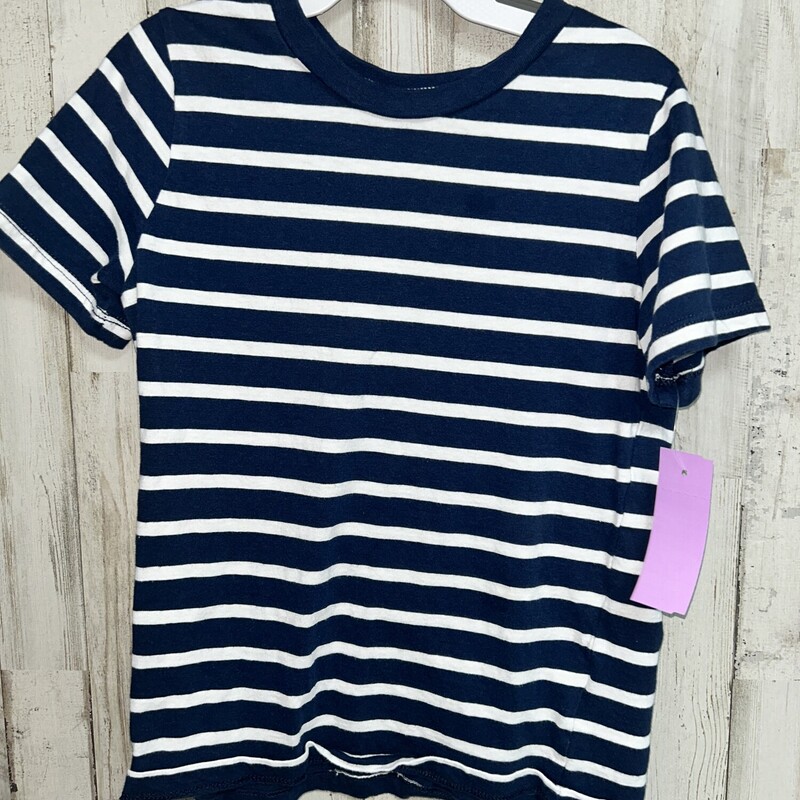 6/7 Navy Striped Tee