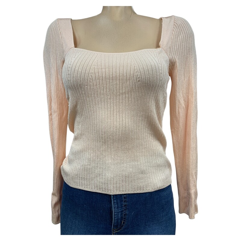 Topshop, Peach, Size: M