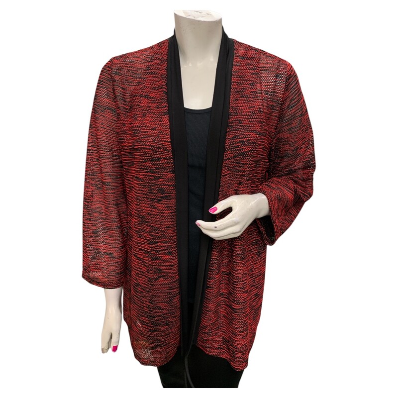 Victoria Collection, Blk/red, Size: XXL