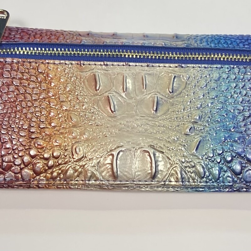 NWT Prp/blu/O Lthr Wallet
Prp/blu
Size: R $145